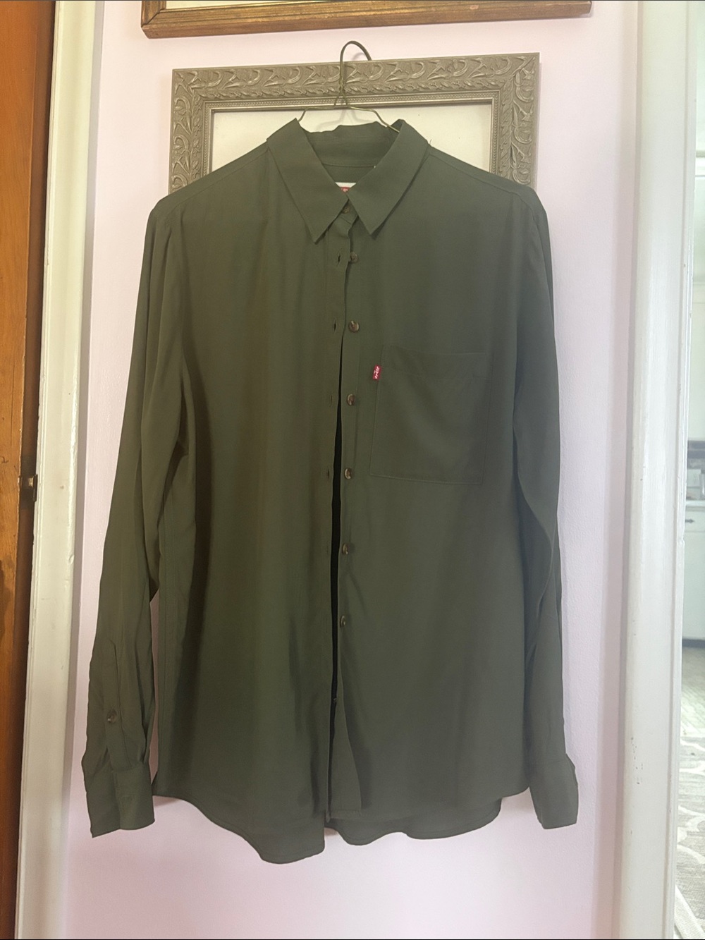 Levi’s Women's Darlene Collared Button-Front Shirt Medium - Picture 6 of 6